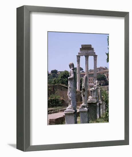 The Forum, Unesco World Heritage Site, Rome, Lazio, Italy-Roy Rainford-Framed Photographic Print