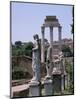 The Forum, Unesco World Heritage Site, Rome, Lazio, Italy-Roy Rainford-Mounted Photographic Print