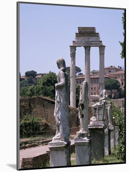 The Forum, Unesco World Heritage Site, Rome, Lazio, Italy-Roy Rainford-Mounted Photographic Print