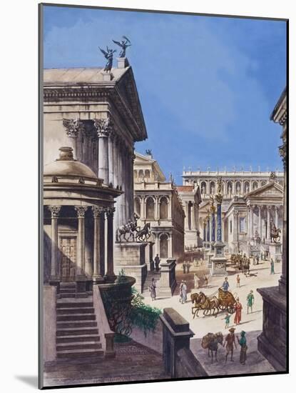 The Forum-Peter Jackson-Mounted Giclee Print