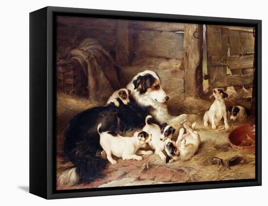 The Foster Mother-Walter Hunt-Framed Premier Image Canvas