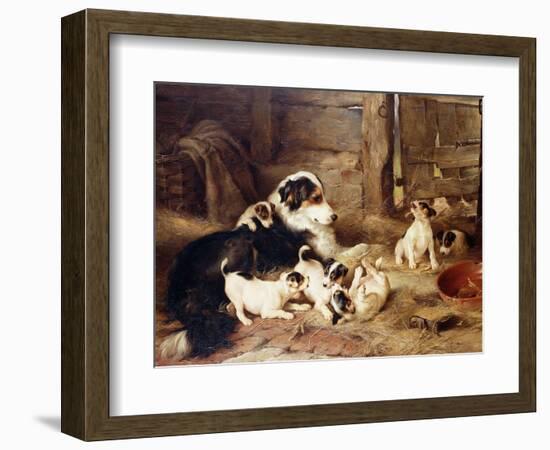 The Foster Mother-Walter Hunt-Framed Giclee Print