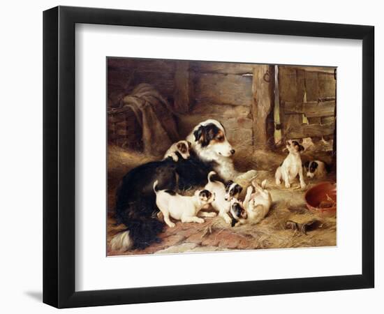 The Foster Mother-Walter Hunt-Framed Giclee Print