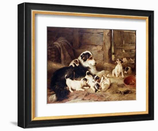 The Foster Mother-Walter Hunt-Framed Giclee Print