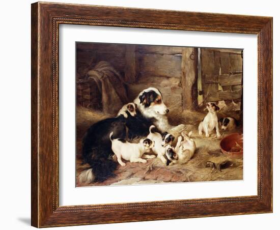 The Foster Mother-Walter Hunt-Framed Giclee Print