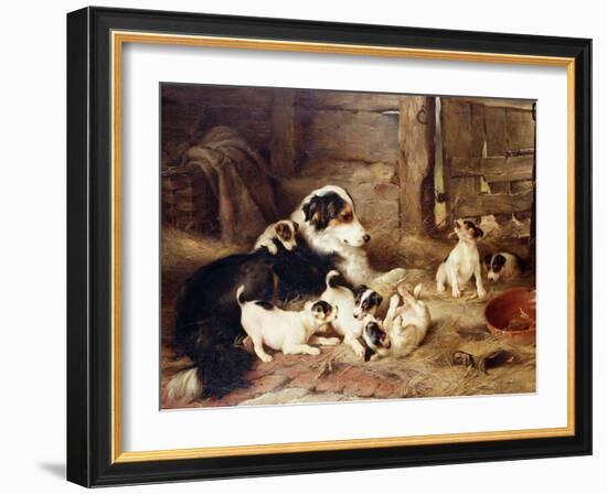 The Foster Mother-Walter Hunt-Framed Giclee Print