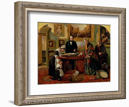 The Foundling Restored to its Mother, 1858-Emma Brownlow-Framed Giclee Print