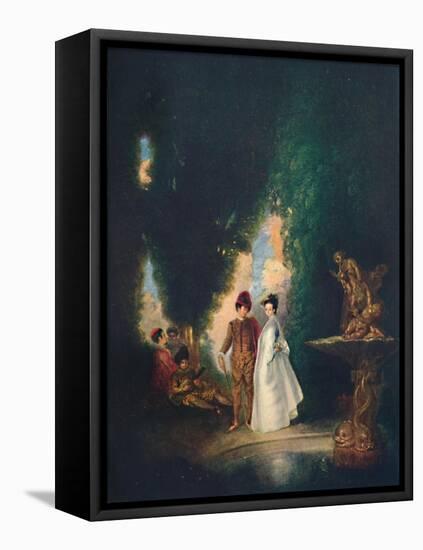 'The Fountain', c18th century, (1911)-Jean-Antoine Watteau-Framed Premier Image Canvas