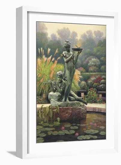 The Fountain II-John Zaccheo-Framed Giclee Print