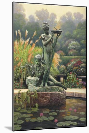 The Fountain II-John Zaccheo-Mounted Giclee Print