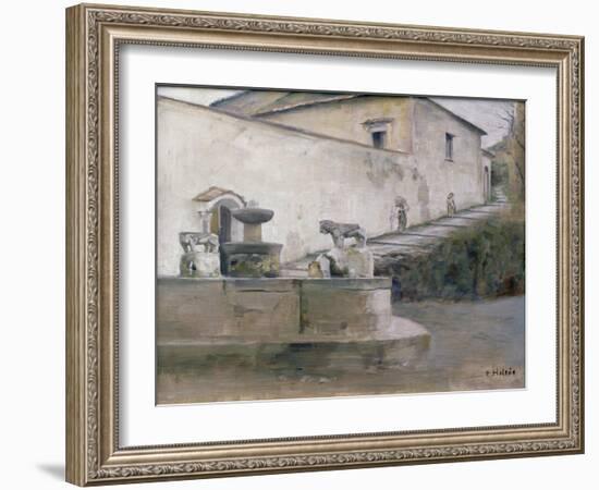 The Fountain, Italy-Carl Holsoe-Framed Giclee Print