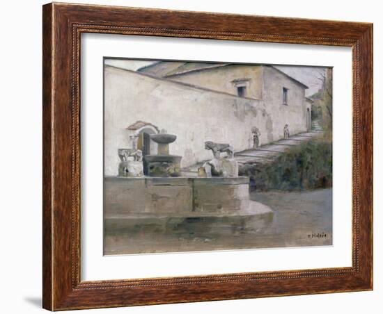 The Fountain, Italy-Carl Holsoe-Framed Giclee Print