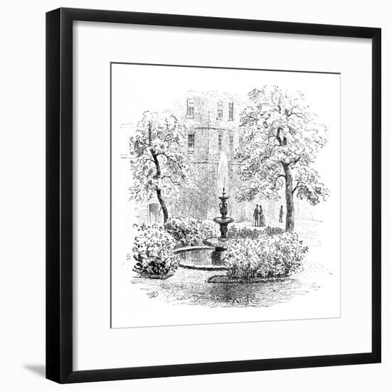 'The Fountain, Middle Temple', 1890-Unknown-Framed Giclee Print