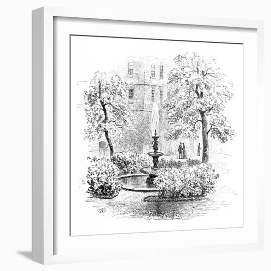 'The Fountain, Middle Temple', 1890-Unknown-Framed Giclee Print