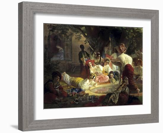 The Fountain of Bahçesaray, 1849-Karl Briullov-Framed Giclee Print