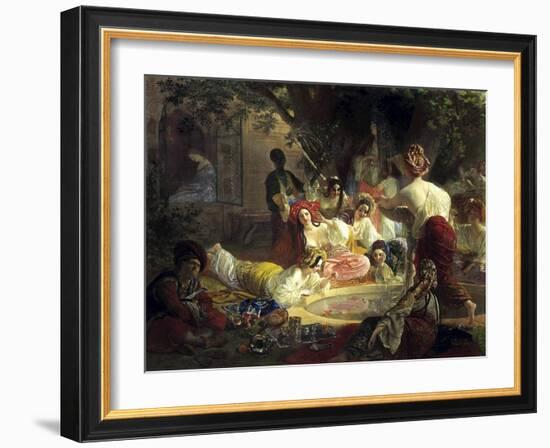 The Fountain of Bahçesaray, 1849-Karl Briullov-Framed Giclee Print