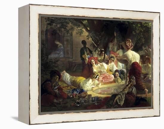 The Fountain of Bahçesaray, 1849-Karl Briullov-Framed Premier Image Canvas