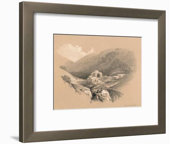 The Fountain of Job, 1855-David Roberts-Framed Giclee Print