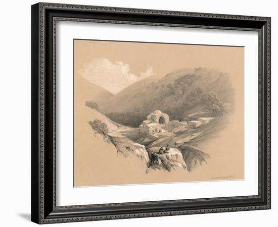 The Fountain of Job, 1855-David Roberts-Framed Giclee Print