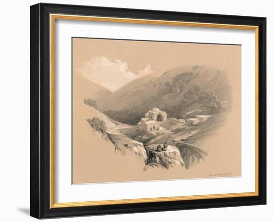 The Fountain of Job, 1855-David Roberts-Framed Giclee Print