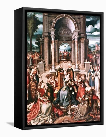 The Fountain of Life, C1517-1543-Hans Holbein the Younger-Framed Premier Image Canvas