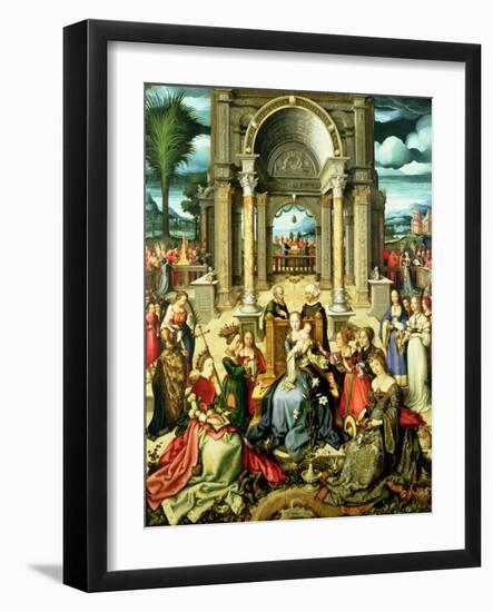 The Fountain of Life (Oil on Panel)-Hans Holbein the Younger-Framed Giclee Print