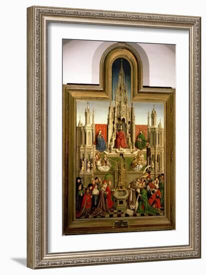 The Fountain of Life-Jan van Eyck-Framed Giclee Print
