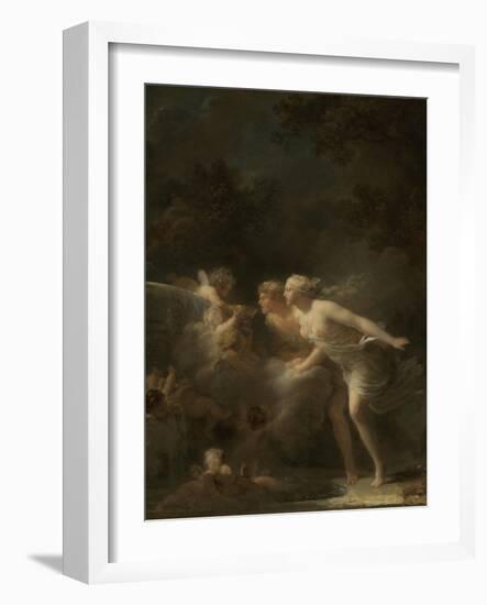 The Fountain of Love, c.1785-Jean-Honore Fragonard-Framed Giclee Print