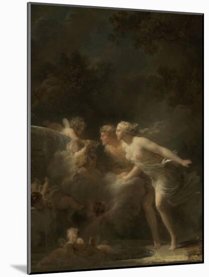 The Fountain of Love, c.1785-Jean-Honore Fragonard-Mounted Giclee Print