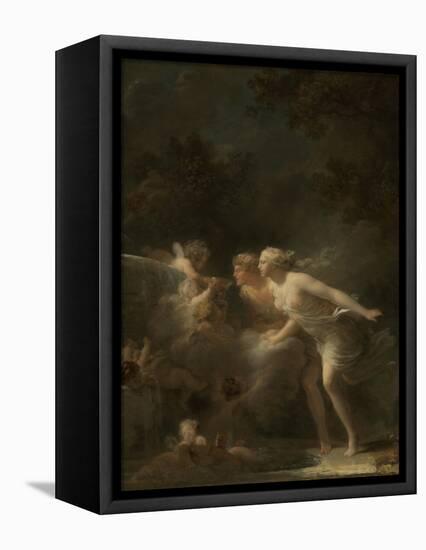 The Fountain of Love, c.1785-Jean-Honore Fragonard-Framed Premier Image Canvas