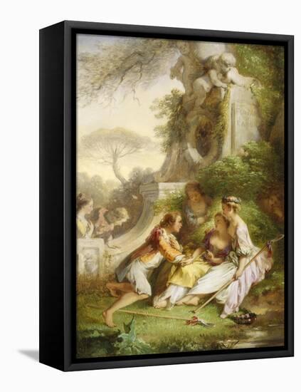 The Fountain of Love-Henry Andrews-Framed Premier Image Canvas