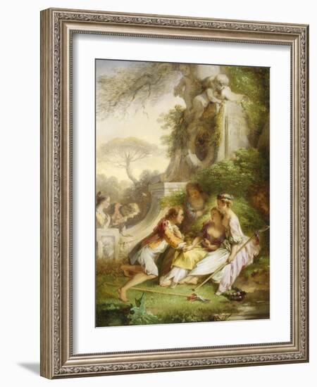 The Fountain of Love-Henry Andrews-Framed Giclee Print