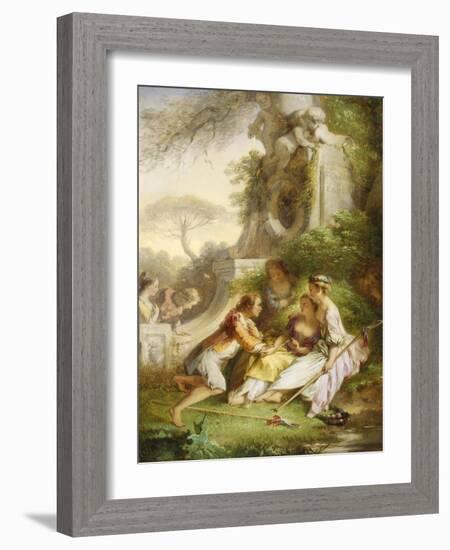 The Fountain of Love-Henry Andrews-Framed Giclee Print