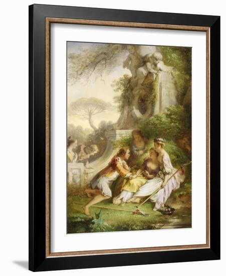 The Fountain of Love-Henry Andrews-Framed Giclee Print