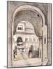 The Fountain of the Lions, from the Hall of the Abencerrajes-John Frederick Lewis-Mounted Giclee Print