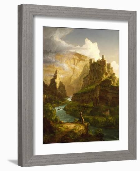 The Fountain of Vaucluse, 1841 (Oil on Canvas)-Thomas Cole-Framed Giclee Print