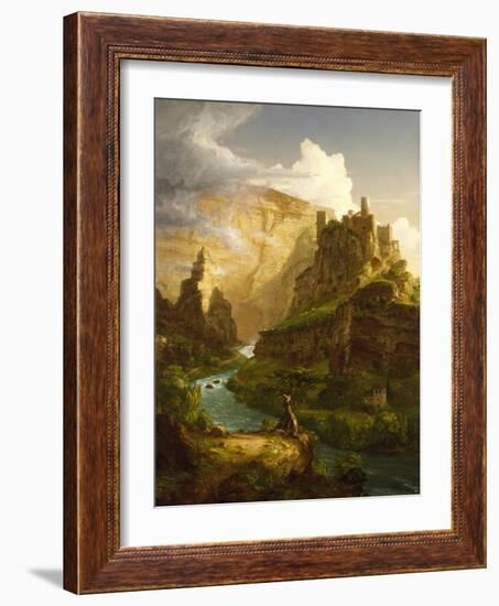 The Fountain of Vaucluse, 1841 (Oil on Canvas)-Thomas Cole-Framed Giclee Print