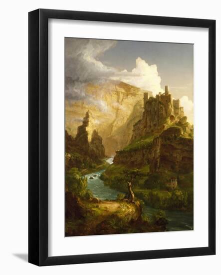 The Fountain of Vaucluse, 1841 (Oil on Canvas)-Thomas Cole-Framed Giclee Print