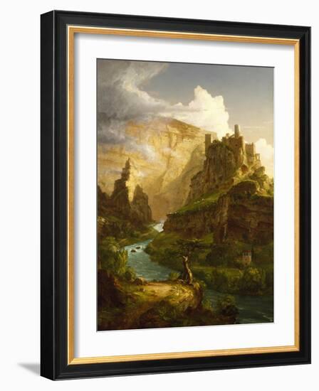 The Fountain of Vaucluse, 1841 (Oil on Canvas)-Thomas Cole-Framed Giclee Print