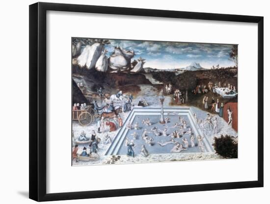 The Fountain of Youth, 1546-Lucas Cranach the Elder-Framed Giclee Print