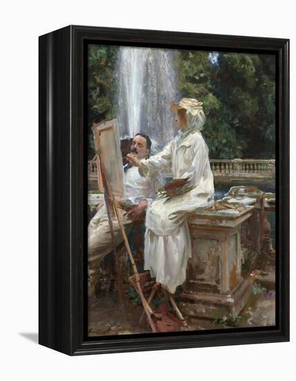 The Fountain, Villa Torlonia, Frascati, Italy, 1907-John Singer Sargent-Framed Premier Image Canvas