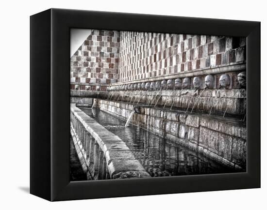 The Fountain with the 99 Spouts-Andrea Costantini-Framed Premier Image Canvas