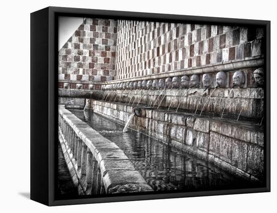 The Fountain with the 99 Spouts-Andrea Costantini-Framed Premier Image Canvas