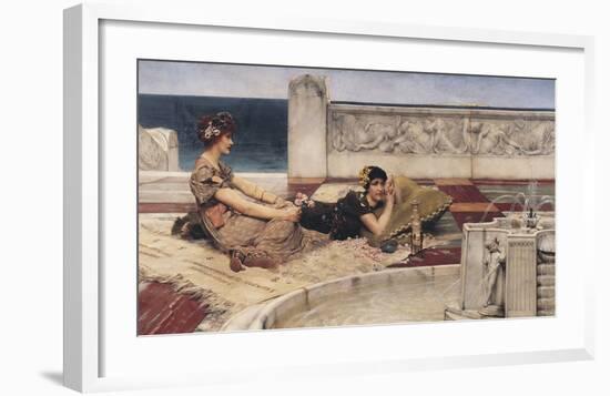 The Fountain-Sir Lawrence Alma-Tadema-Framed Premium Giclee Print