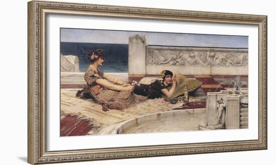 The Fountain-Sir Lawrence Alma-Tadema-Framed Giclee Print