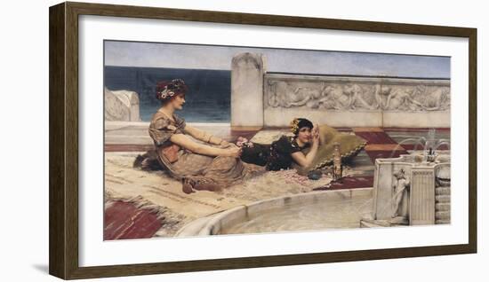 The Fountain-Sir Lawrence Alma-Tadema-Framed Giclee Print