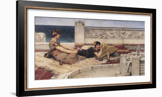 The Fountain-Sir Lawrence Alma-Tadema-Framed Giclee Print