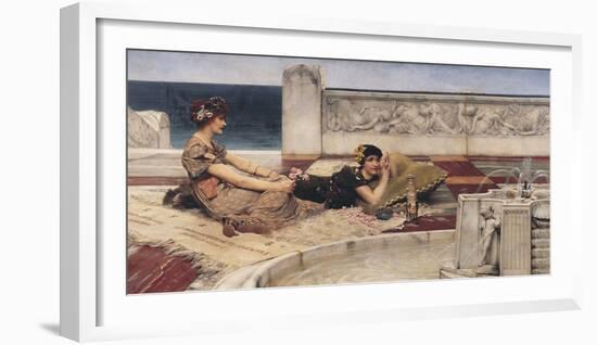 The Fountain-Sir Lawrence Alma-Tadema-Framed Giclee Print