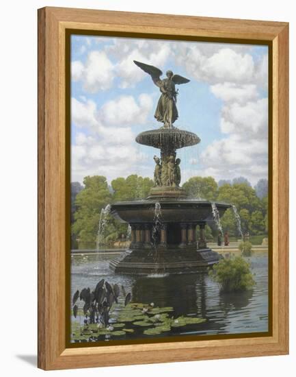 The Fountain-John Zaccheo-Framed Premier Image Canvas