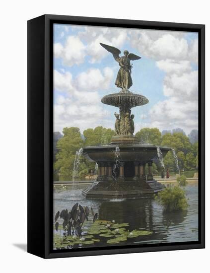 The Fountain-John Zaccheo-Framed Premier Image Canvas